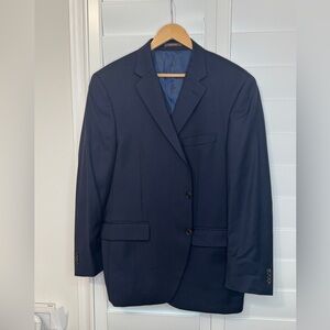 Peter Millar navy blue wool sports coat